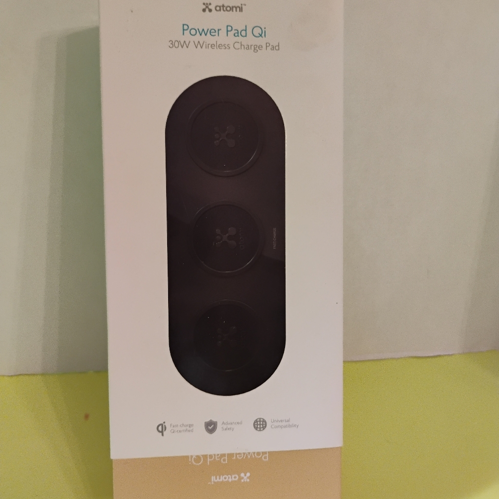 Atomic Power Pad QI 30 W Wireless Charge Pad